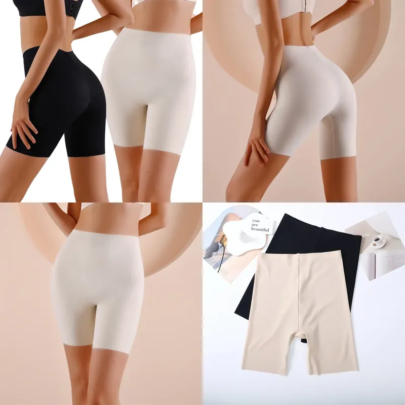 Boyshort Underwear - 여성용 심리스 하이웨이스트 숏팬티, 뱃살 보정