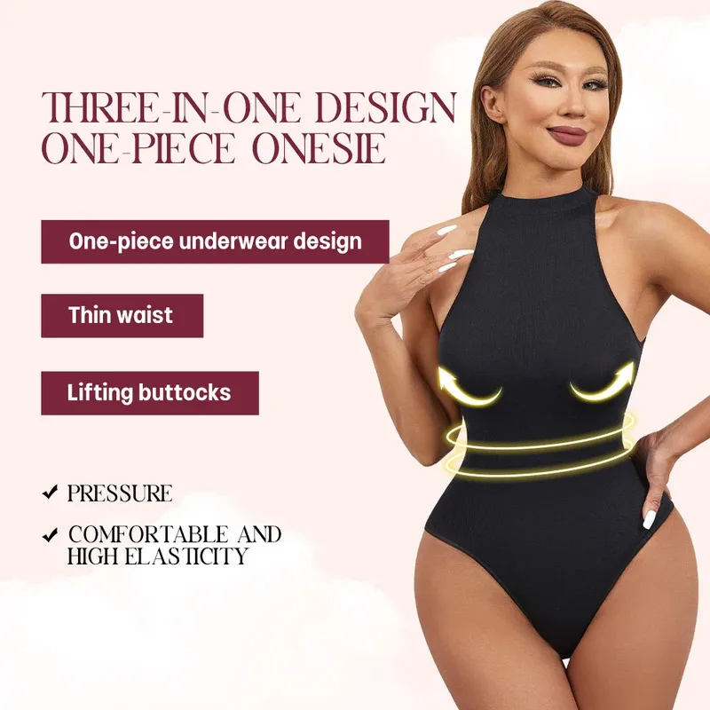 고탄성 바디수트 섹시 슬리브리스 크루넥 쉐이프웨어 여성 - Shapewear Bodysuit Firm 리뷰 및 가격