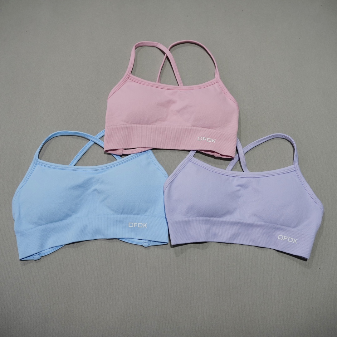 DFDK 섹시한 크로스 백 요가 브라 심리스 와이어프리 - Push Up Bra Padded 리뷰 및 가격