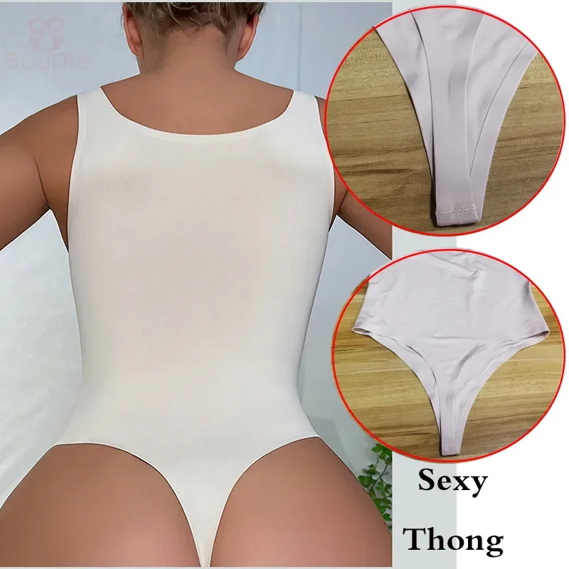 GUUDIA 섹시한 끈 팬티 딥 U 넥 부드럽게 신축성 - Shapewear Bodysuit Firm 리뷰 및 가격