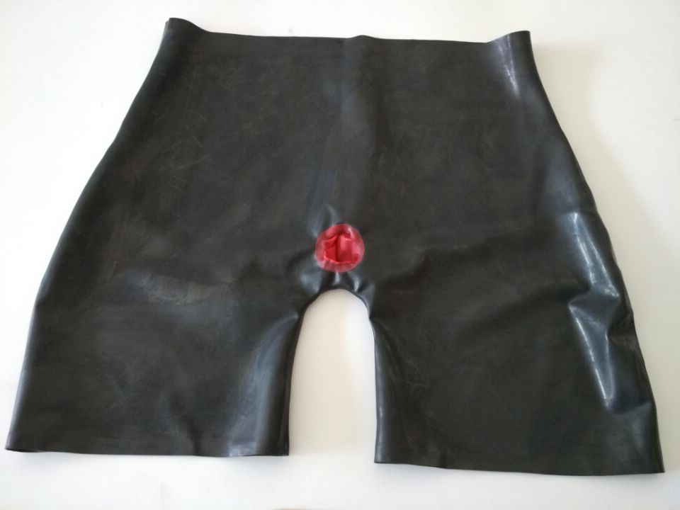 수제 남성 라텍스 고무 페티쉬 반바지 속옷 뒤로 빨간색 - Boyshort Underwear 리뷰 및 가격