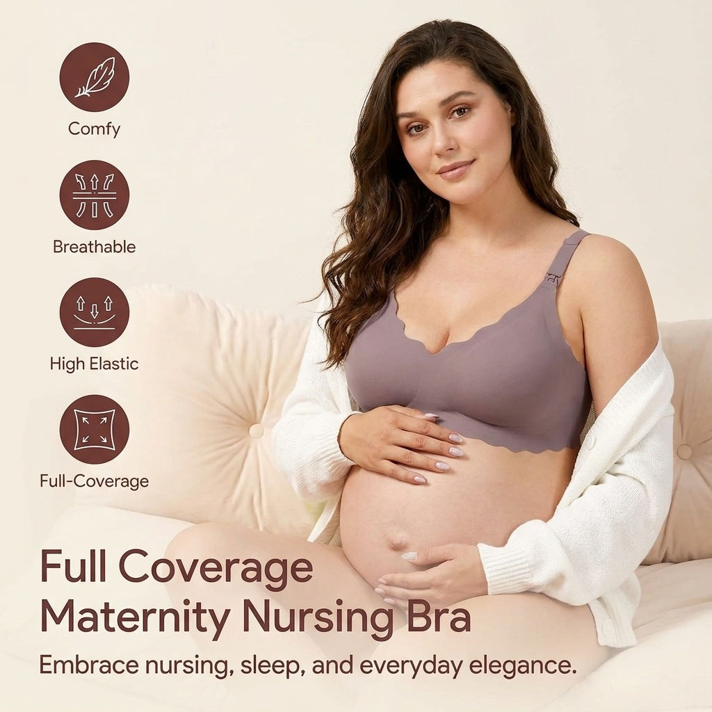 3XL 플러스 사이즈 임산부 수유 브라, 앞면 스냅 오 - Nursing Bra Sleep 리뷰 및 가격