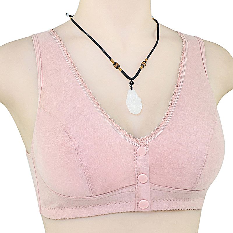 여성용 풀 커버리지 앞면 잠금식 면 소재 브라, 와이어 - Bralette Wireless Soft 리뷰 및 가격