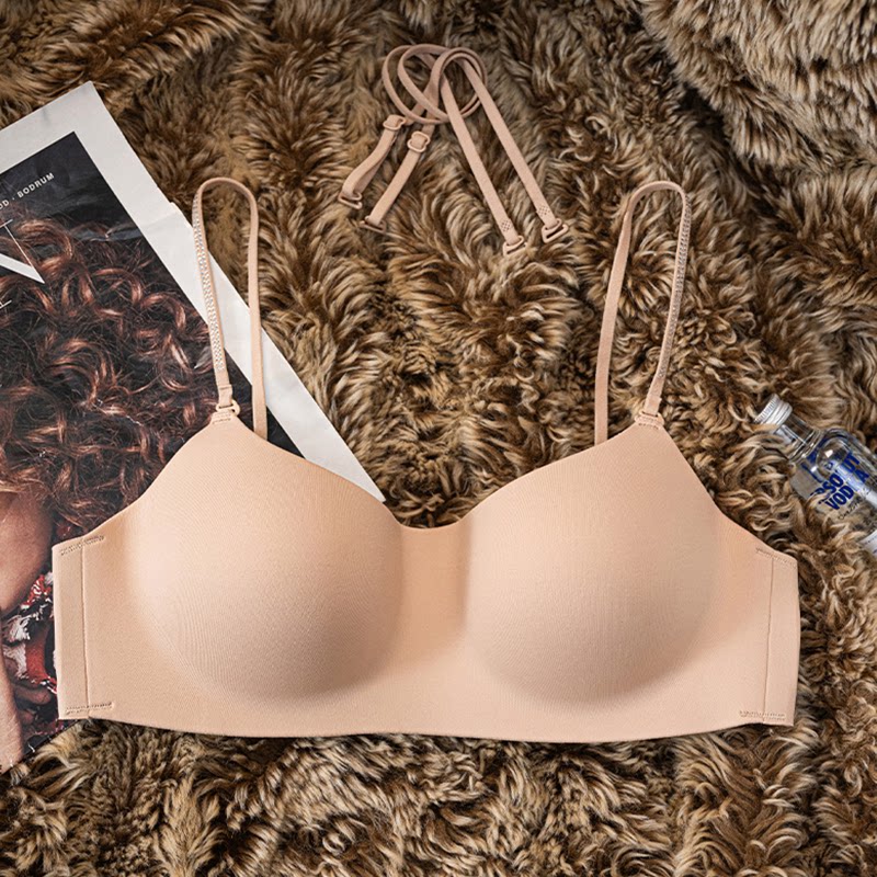 여성용 도트 무봉제 브라렛 무선 푸쉬업 브라 옆구리살  - Bralette Wireless Soft 리뷰 및 가격